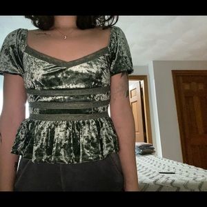 SOLD!!! - Velvet Sweetheart Top